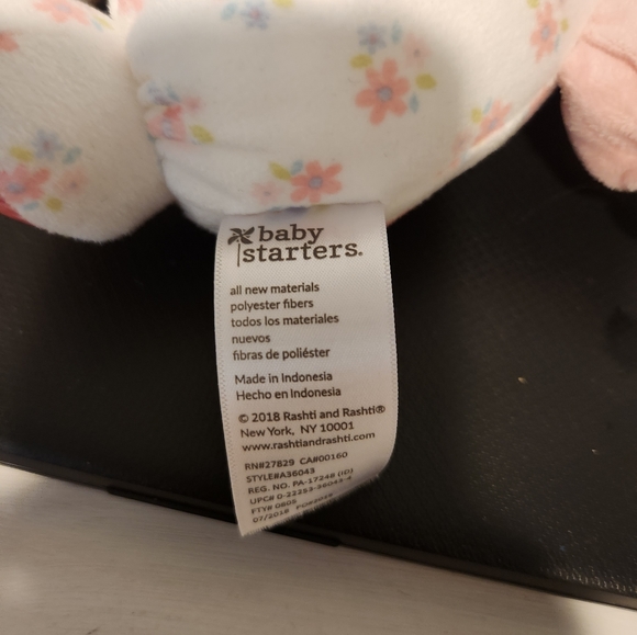 Baby Starters Olivia Plush soft rattle doll. - Picture 4 of 4